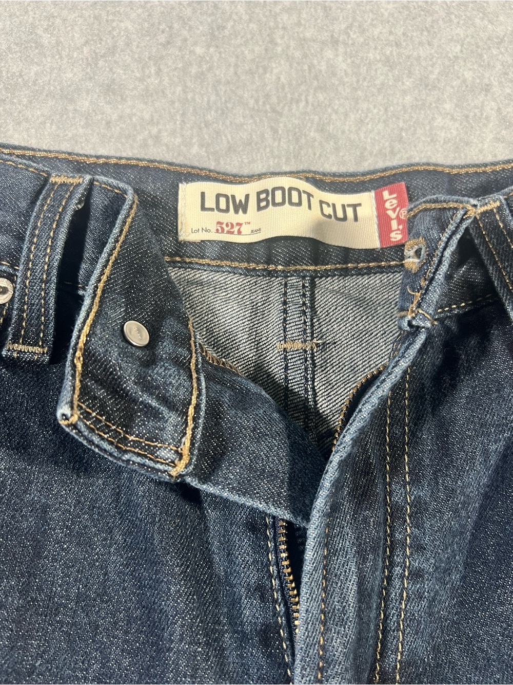 Levi's 527 Dark Blue Low Boot Cut Men's Jeans